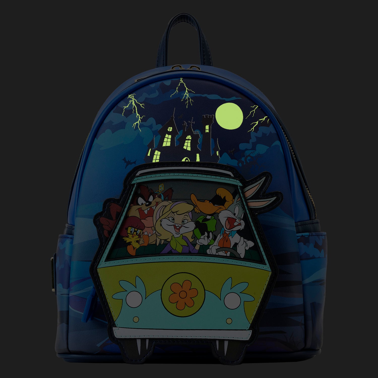 Loungefly Warner Brothers 100th Anniversary Looney Tunes Scooby Mash Up Mini Backpack 