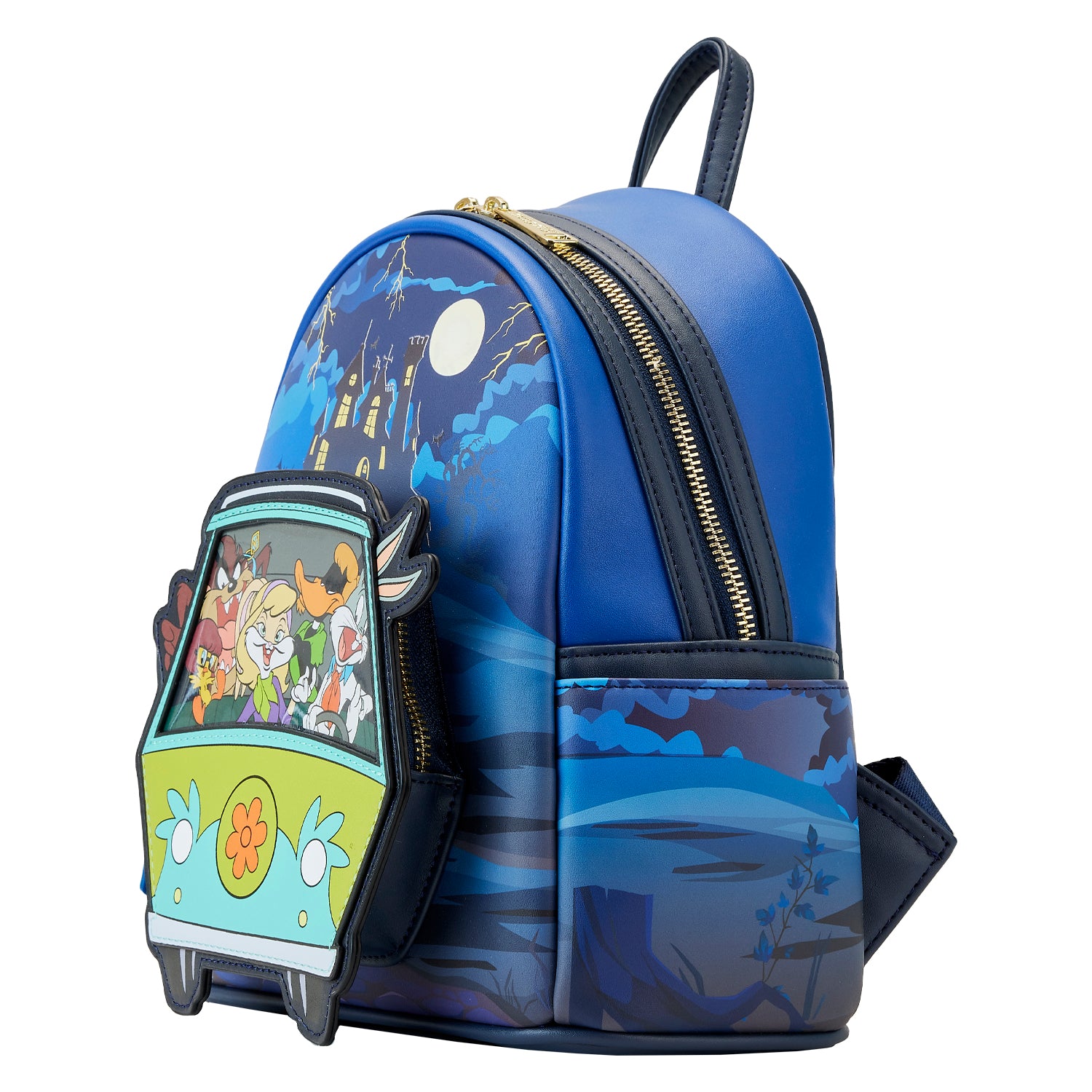 Loungefly Warner Brothers 100th Anniversary Looney Tunes Scooby Mash Up Mini Backpack 