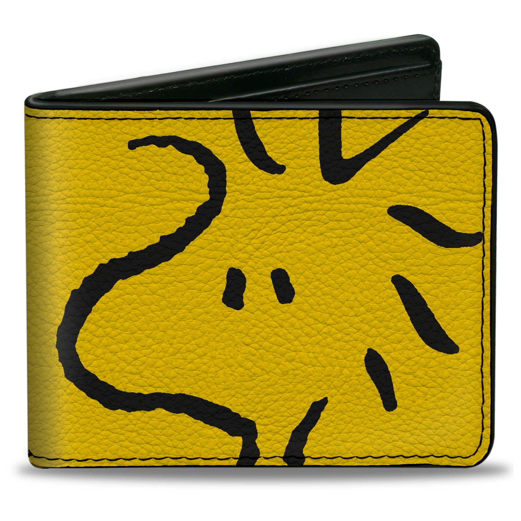 Bi-Fold Wallet - Peanuts Woodstock Face Yellow/Black