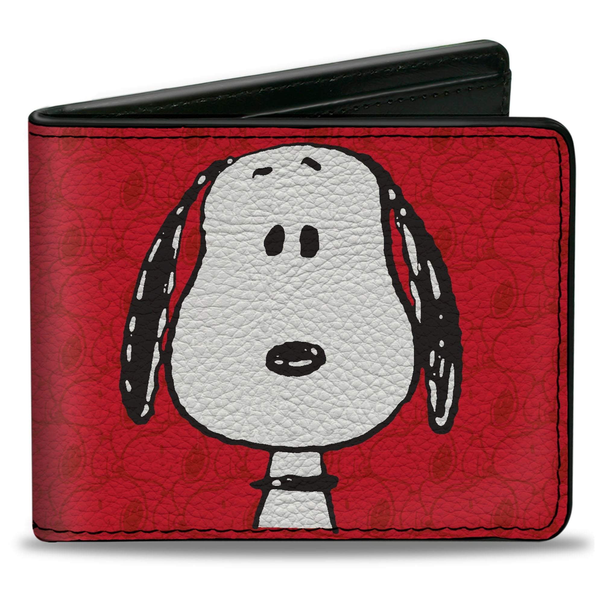 Bi-Fold Wallet - Peanuts Snoopy Face and Profile Pose Reds