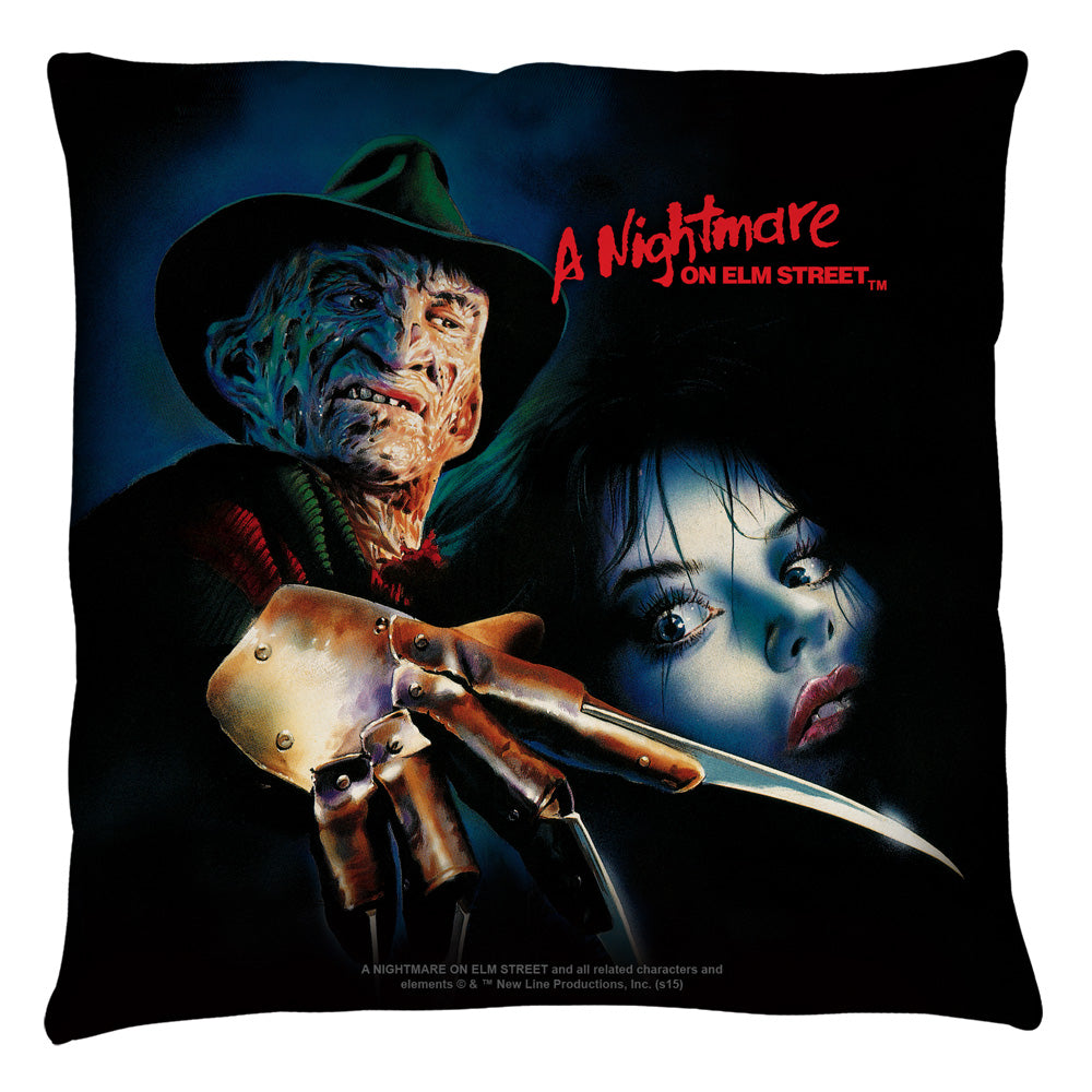 A Nightmare on Elm Street Poster Throw Pillow