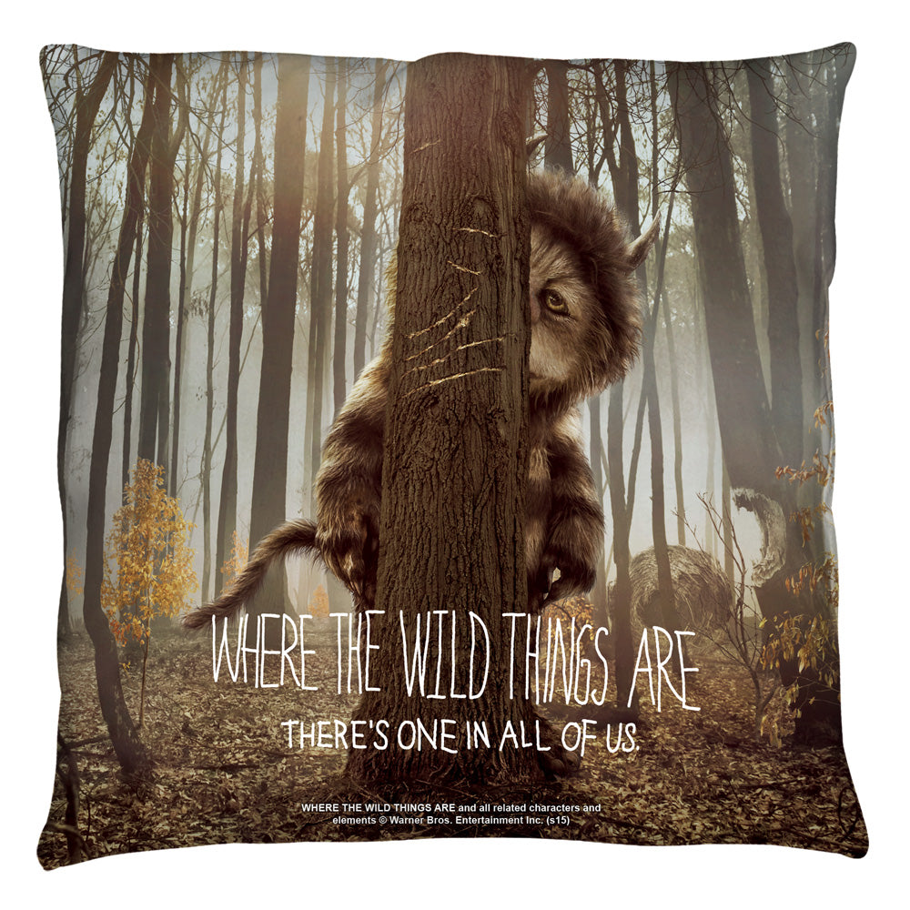 Where The Wild Things Are Tree Throw Pillow | Blue Culture Tees