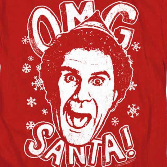 Elf OMG Santa T-Shirt | Blue Culture Tees