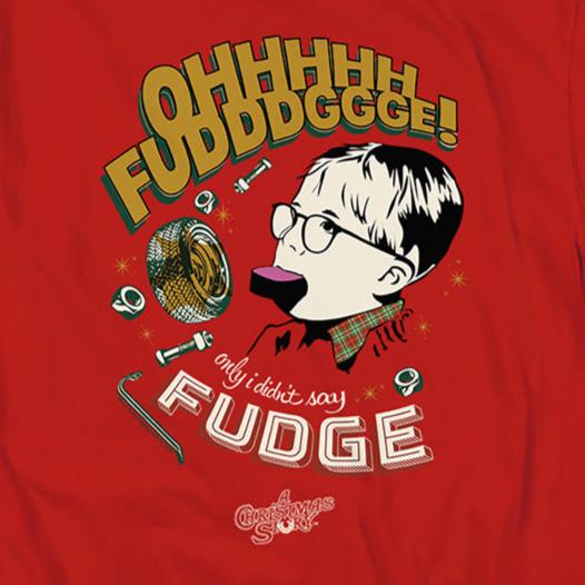 A Christmas Story Fudge T-Shirt | Blue Culture Tees