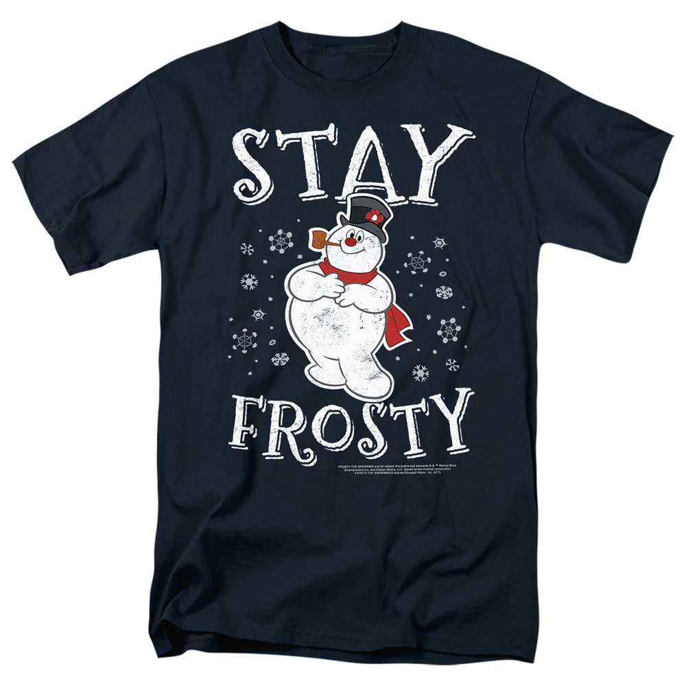 Frosty The Snowman Stay Frosty T-Shirt | Blue Culture Tees