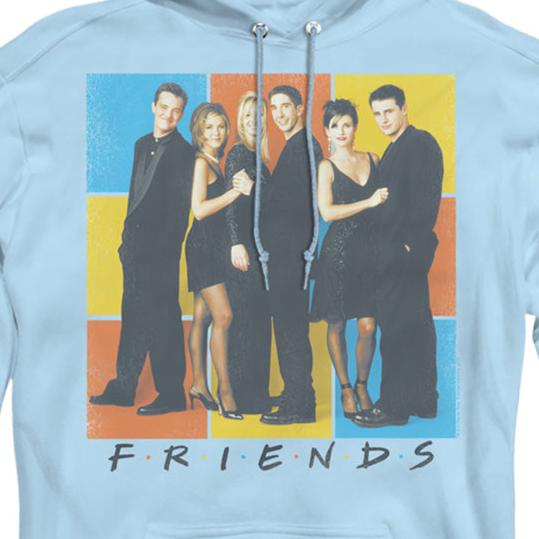 Friends Color Block of Friends Pullover Hoodie | Blue Culture Tees