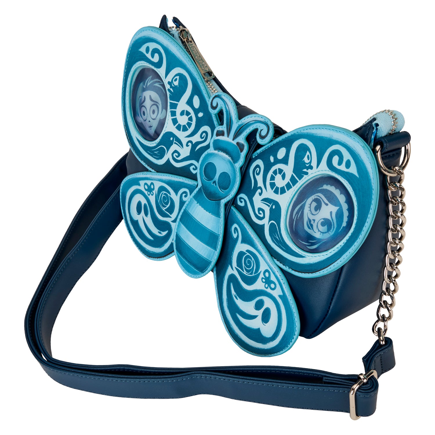 Loungefly Corpse Bride Butterfly Crossbody Bag | Blue Culture Tees