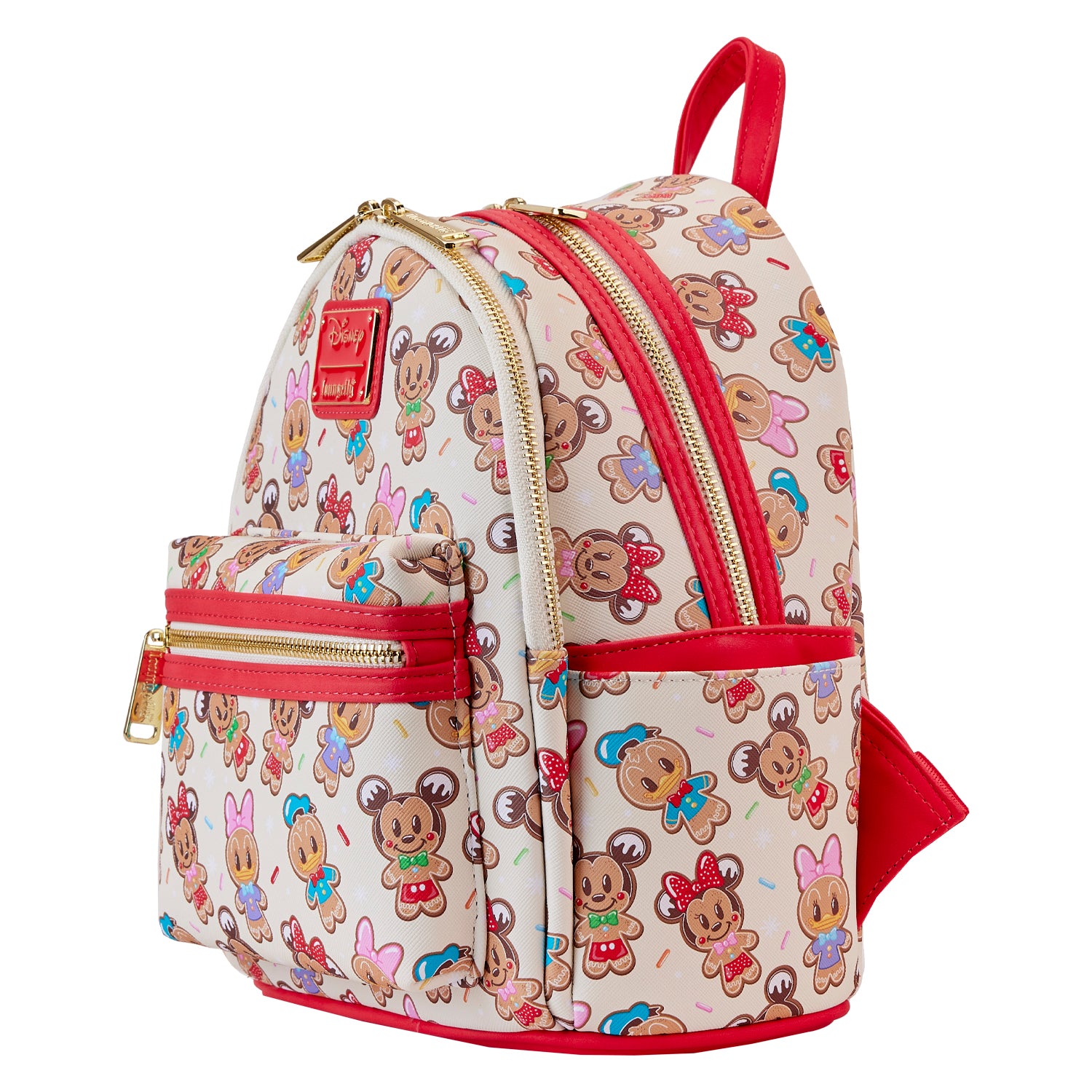 Loungefly Disney Mickey & Friends Gingerbread Cookie AOP Ear Holder Mini Backpack - *PREORDER*