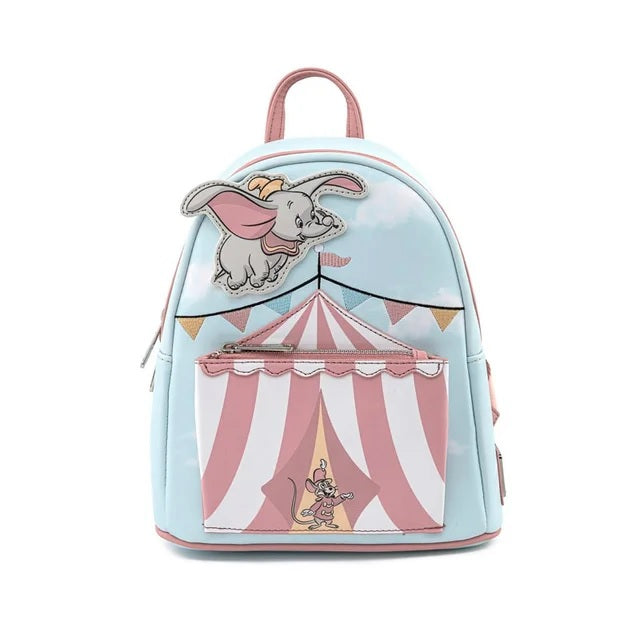 Loungefly Disney Dumbo Flying Circus Tent Mini Backpack | Blue Culture Tees