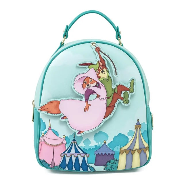 Loungefly Disney Robin Hood Rescues Maid Marian Mini Backpack | Blue Culture Tees