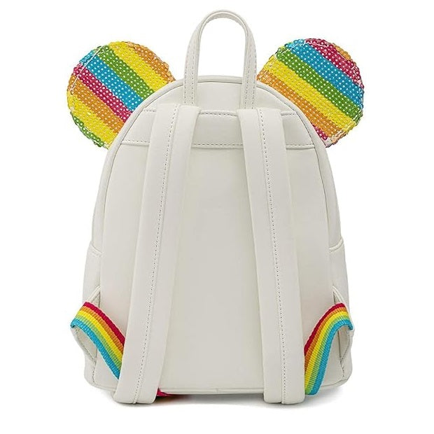 Loungefly Disney Minnie Mouse Sequin Rainbow Mini Backpack | Blue Culture Tees