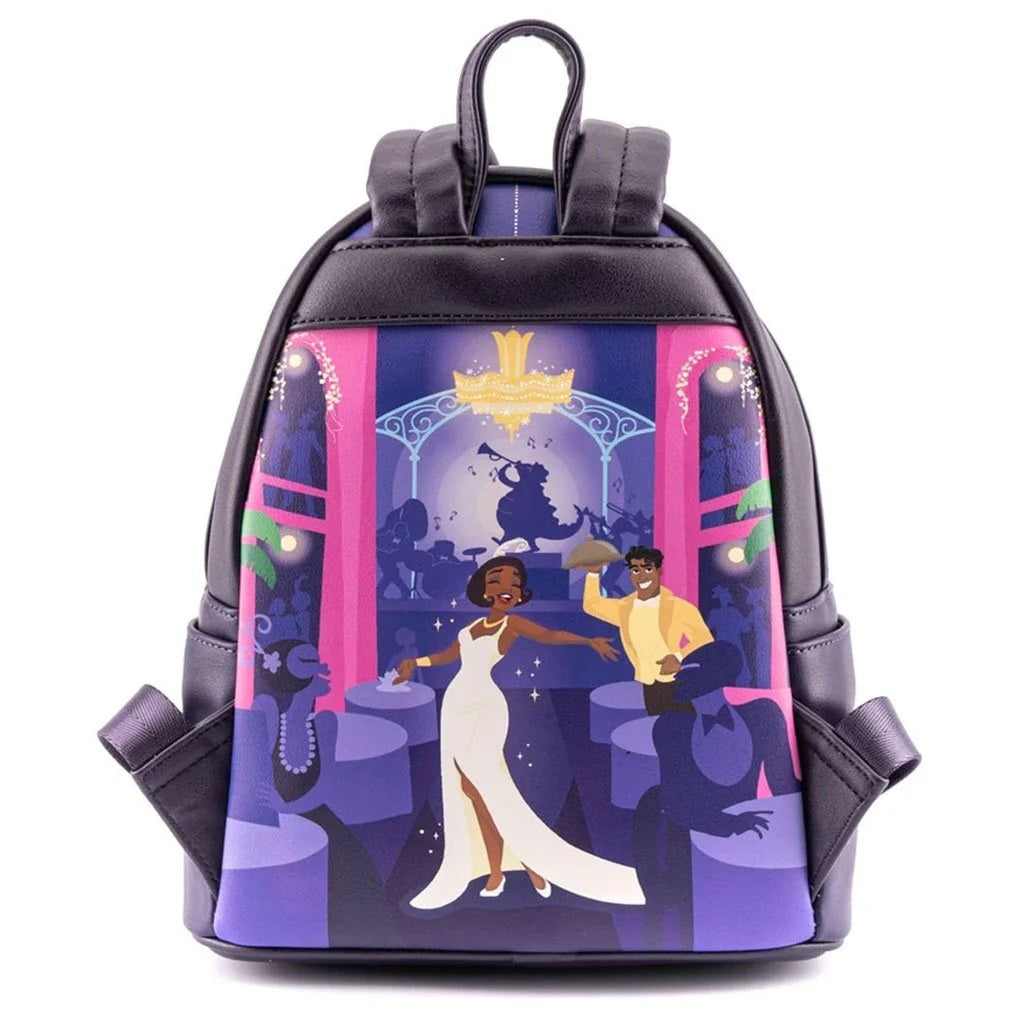 Loungefly Disney Princess and the Frog Tiana's Palace Castle Series Mini Backpack