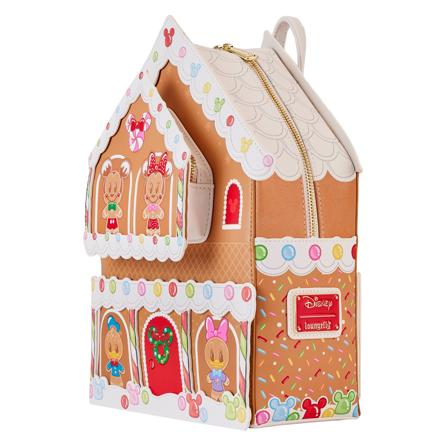 Loungefly Disney Mickey & Friends Gingerbread House Mini Backpack - *PREORDER*