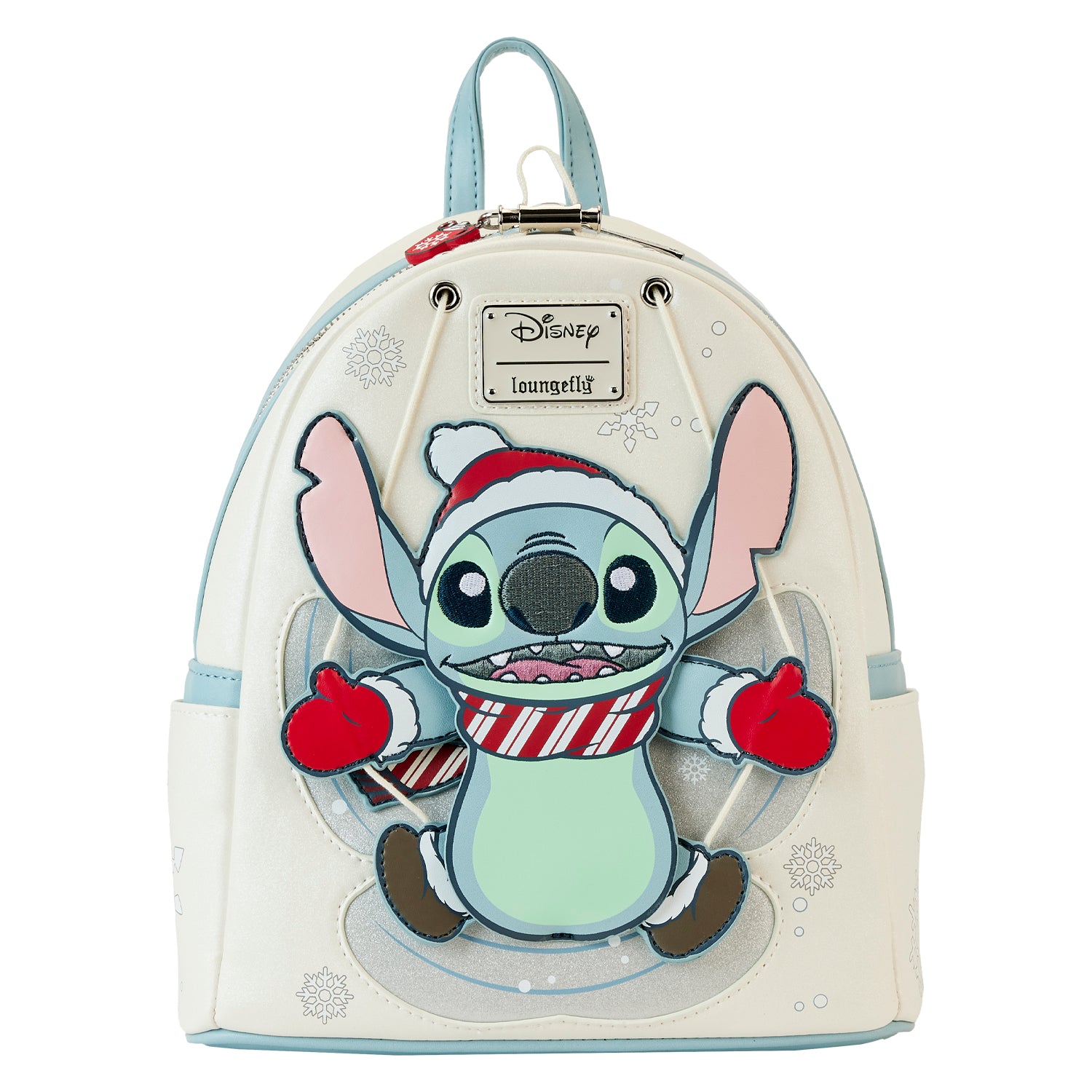Loungefly Disney Stitch Snow Angel Cosplay Mini Backpack 