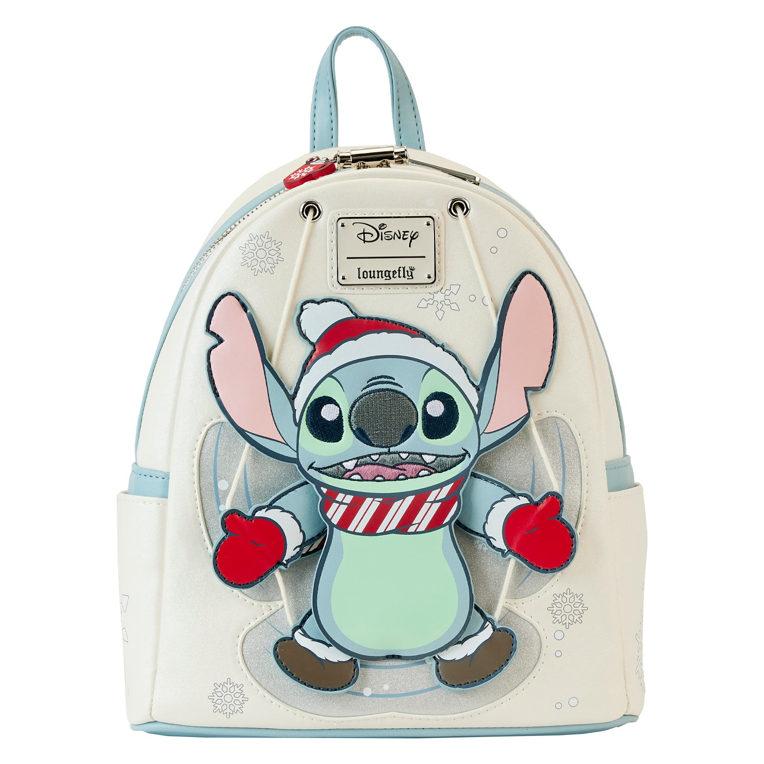 Loungefly Disney Stitch Snow Angel Cosplay Mini Backpack 