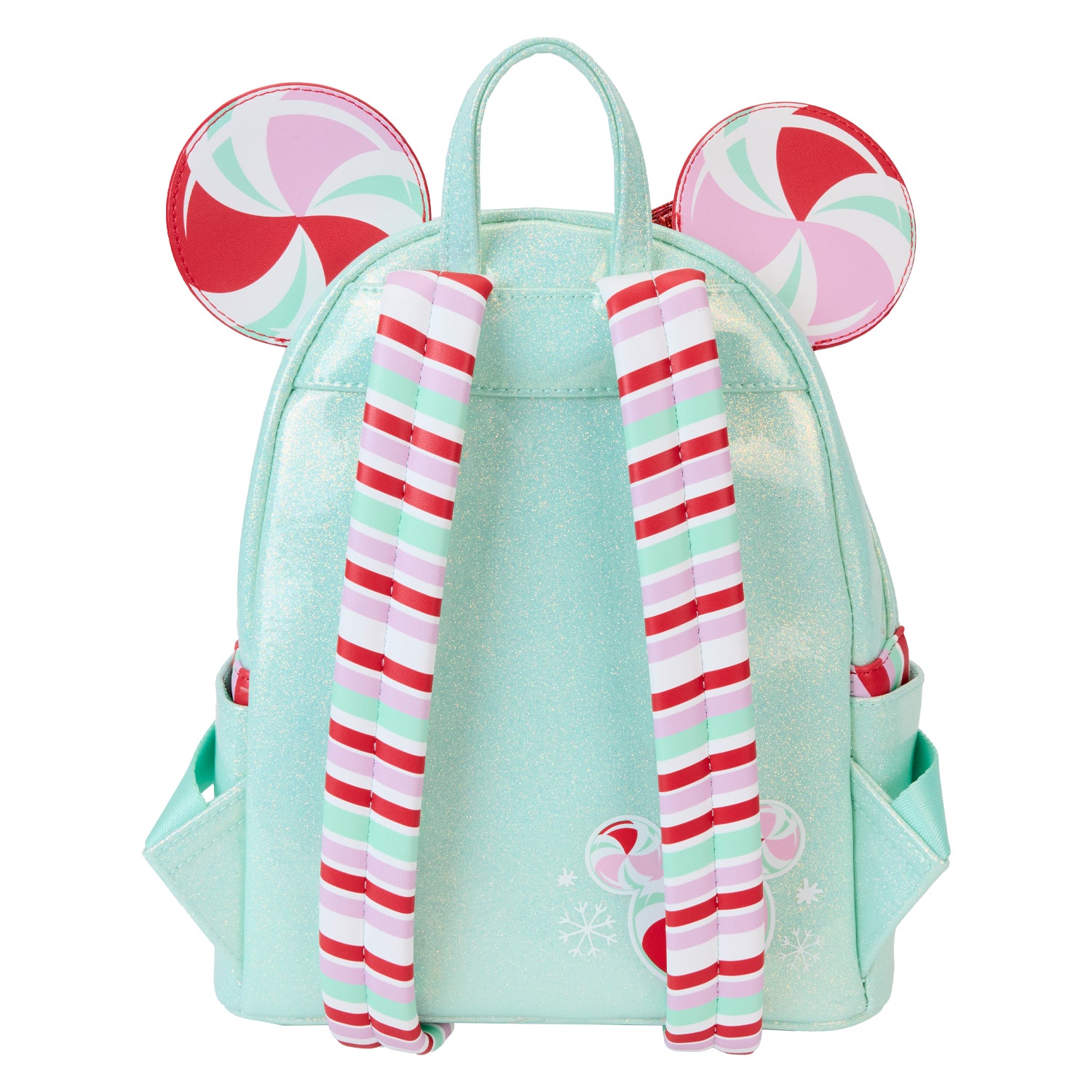 Loungefly Disney Minnie Holiday Peppermint Ornaments Mini Backpack | Blue Culture Tees