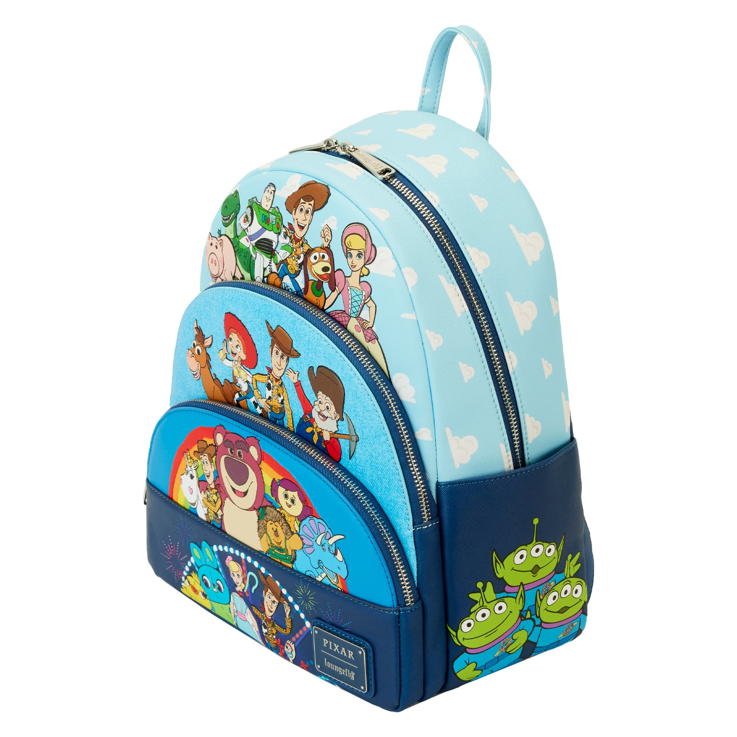 Loungefly Pixar Toy Story Collab Triple Pocket Mini Backpack