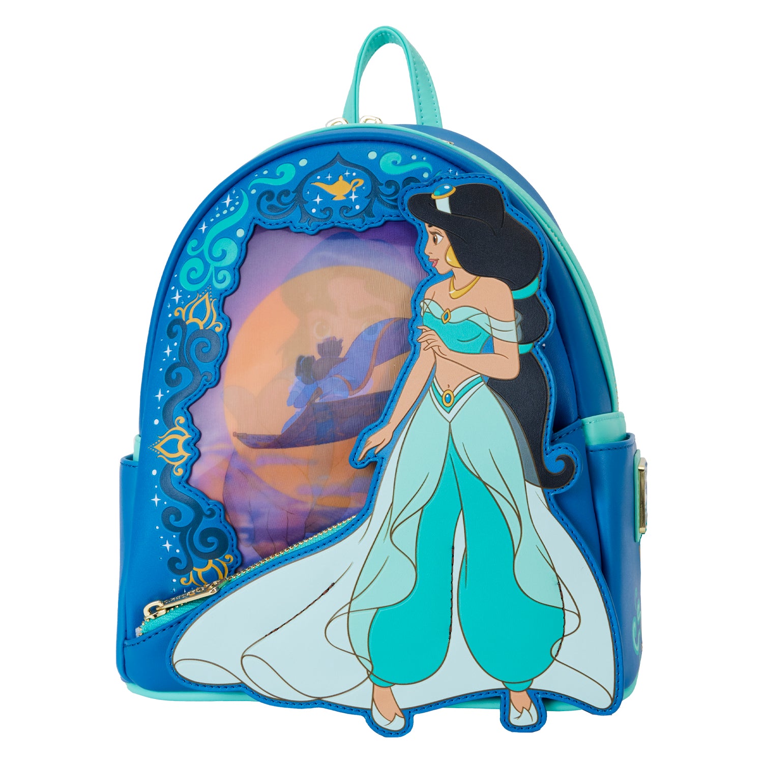 Loungefly Disney Aladdin Princess Jasmine Lenticular Mini Backpack