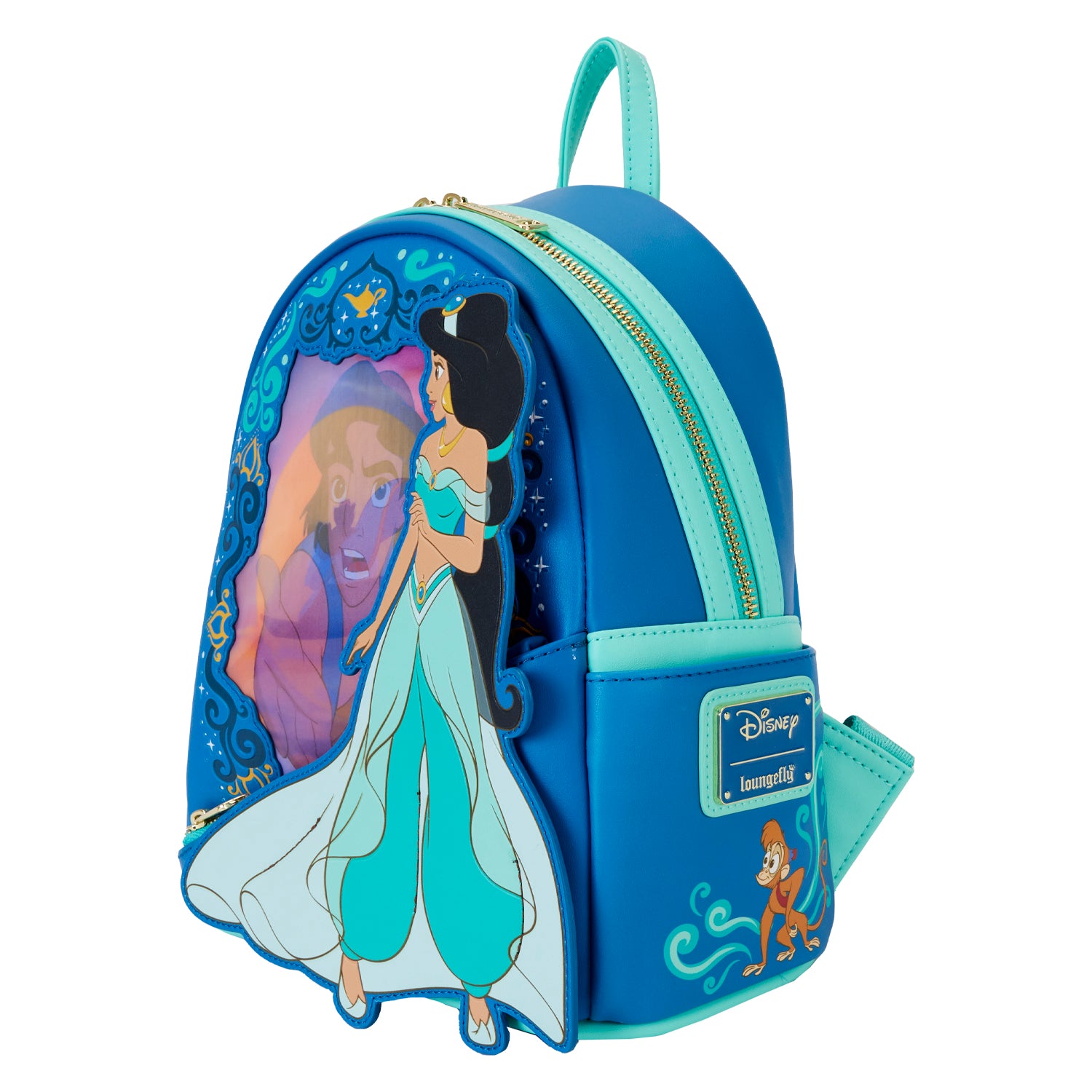 Loungefly Disney Aladdin Princess Jasmine Lenticular Mini Backpack