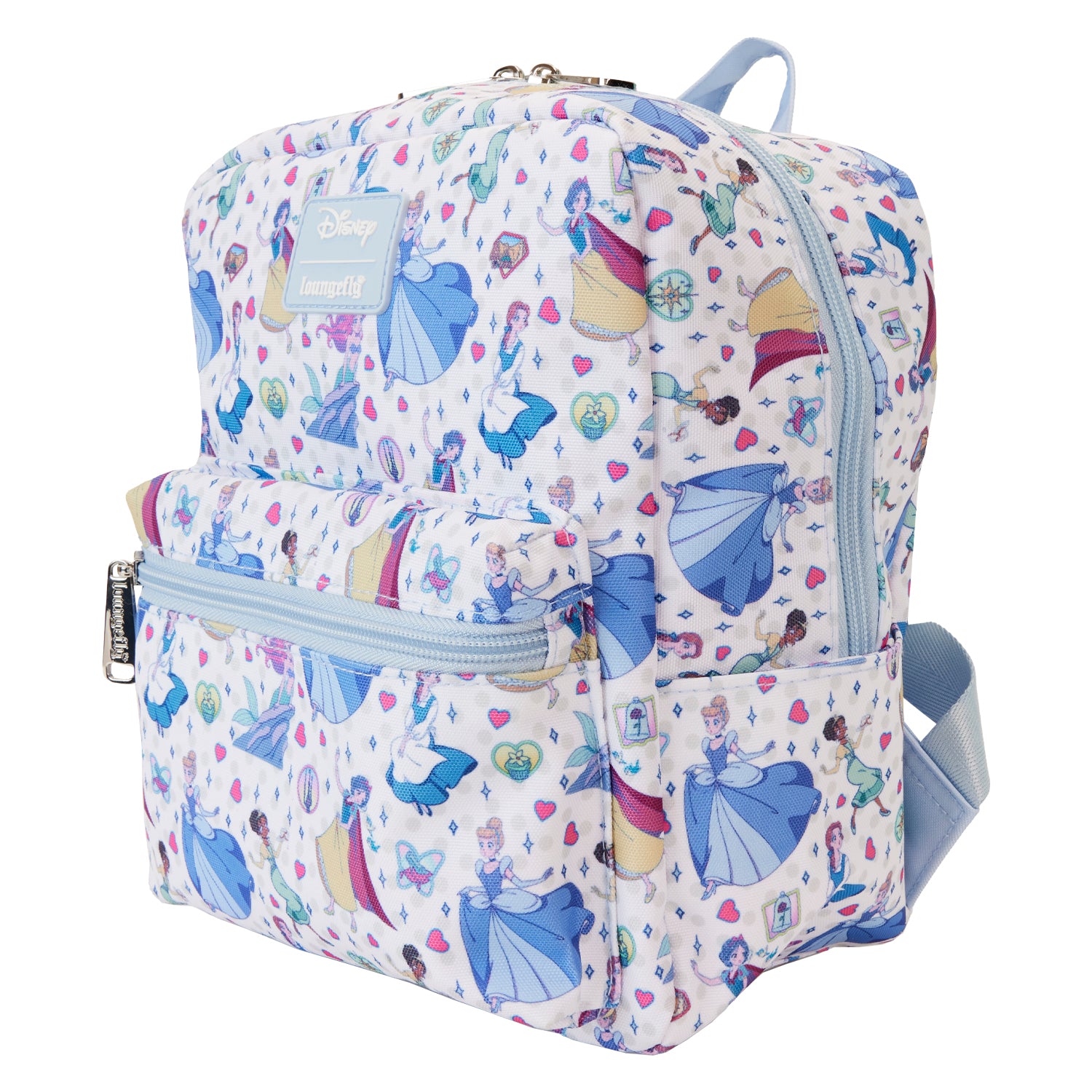 Loungefly Disney Princess Manga Style AOP Nylon Mini Backpack
