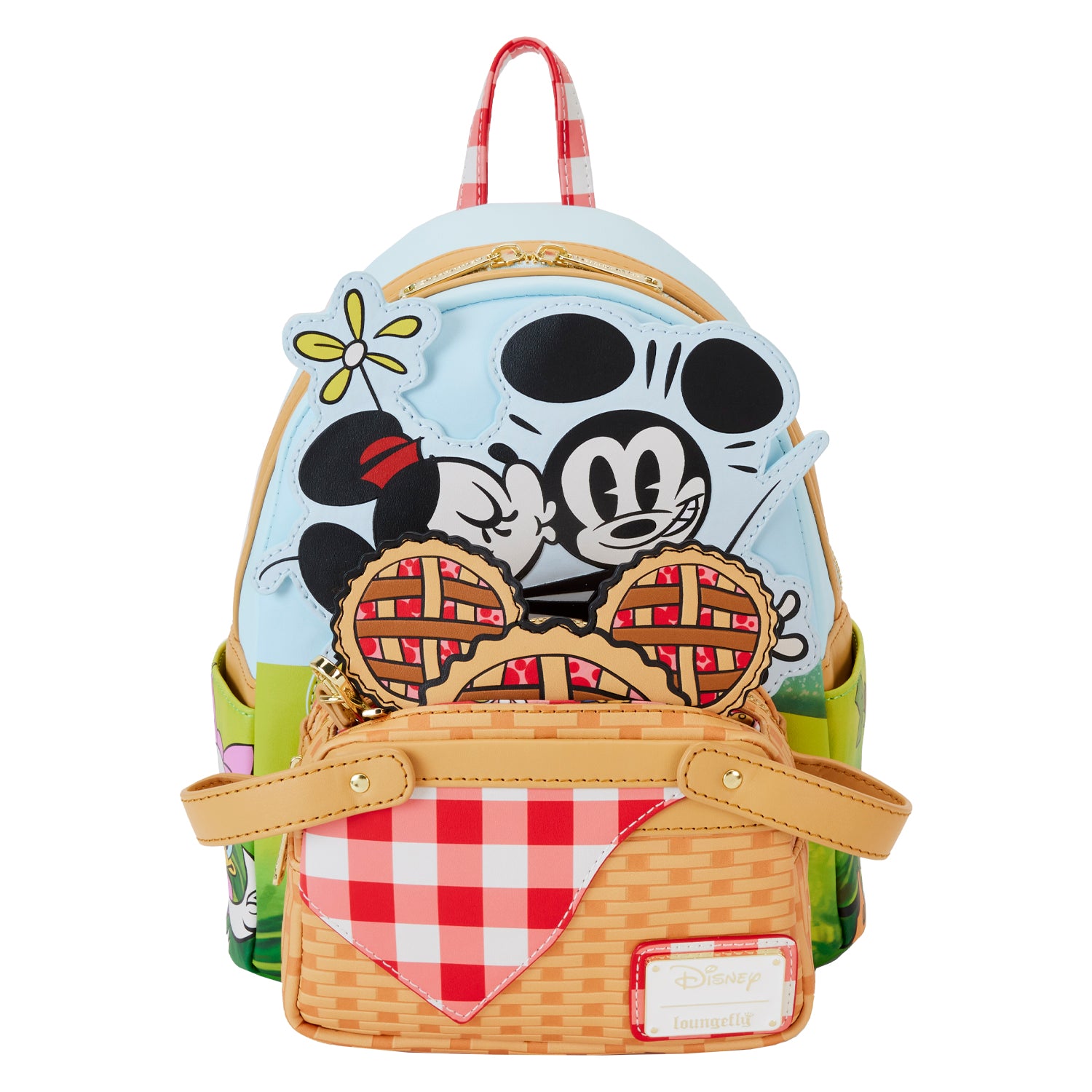 Loungefly Disney Mickey and Friends Picnic Mini Backpack