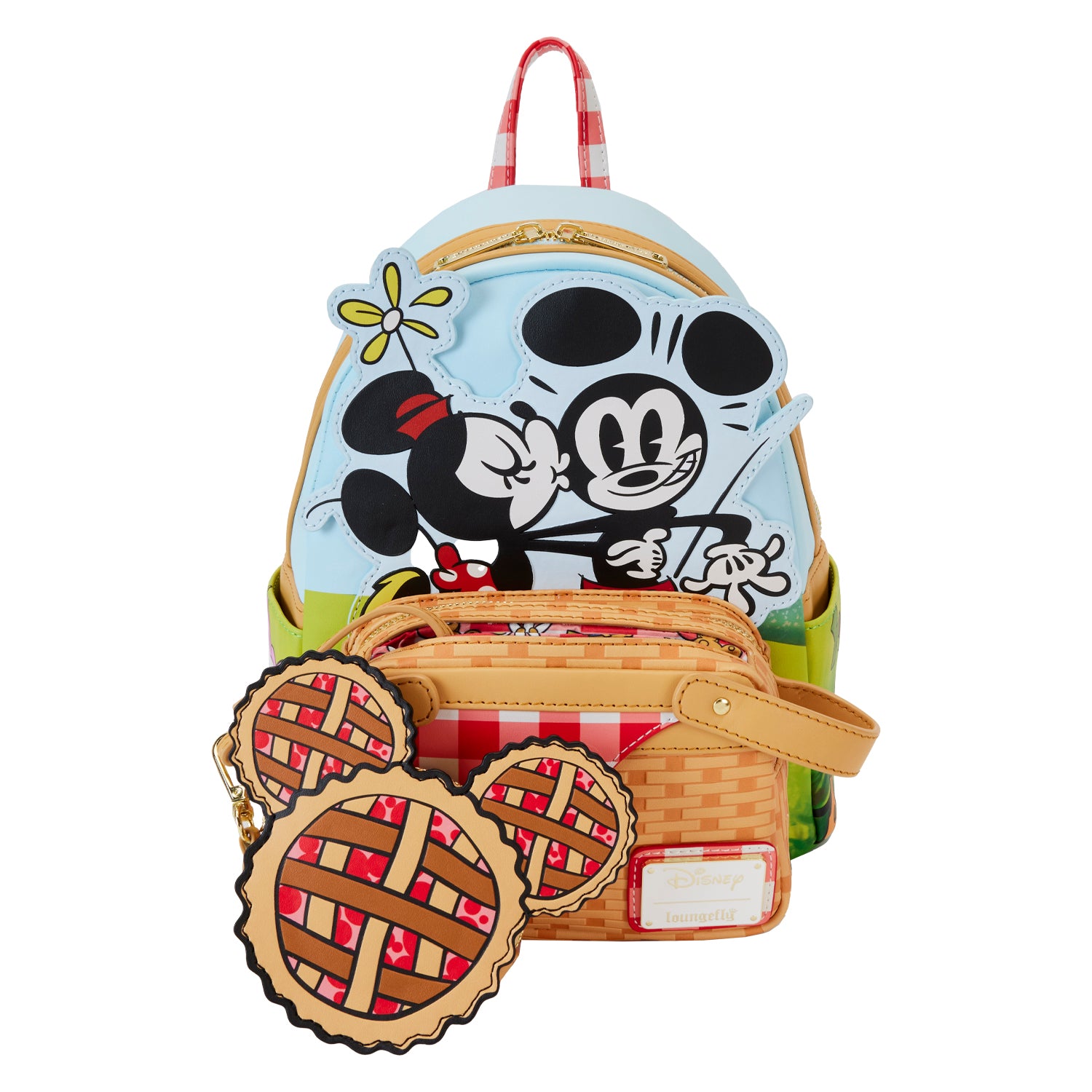 Loungefly Disney Mickey and Friends Picnic Mini Backpack