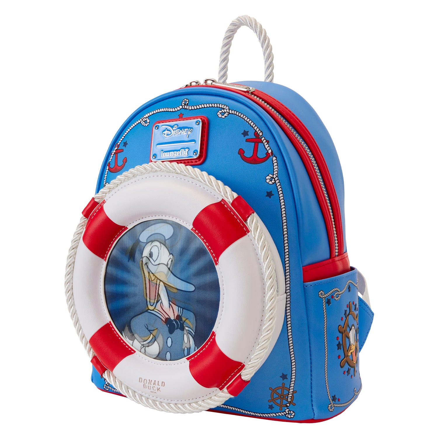 Loungefly Disney Donald Duck 90th Anniversary Mini Backpack