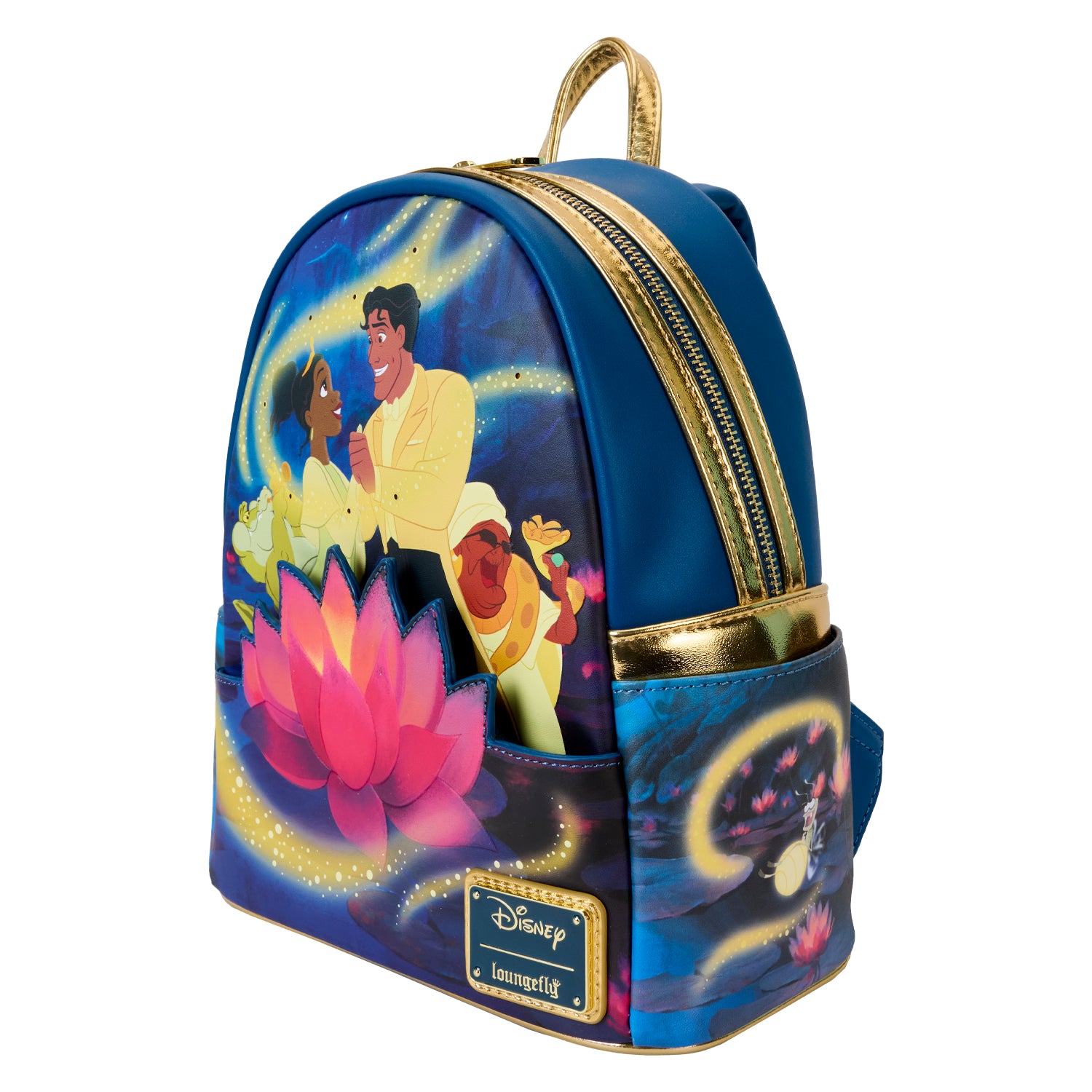 Loungefly Disney Princess and the Frog 15th Anniversary Mini Backpack | Blue Culture Tees