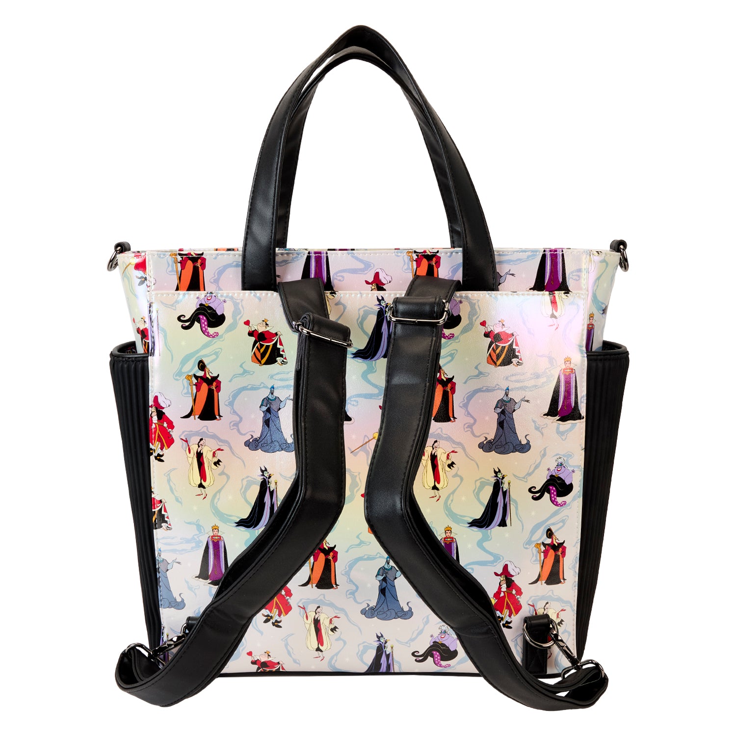 Loungefly Disney Villains Iridescent Convertible Backpack Tote Bag | Blue Culture Tees