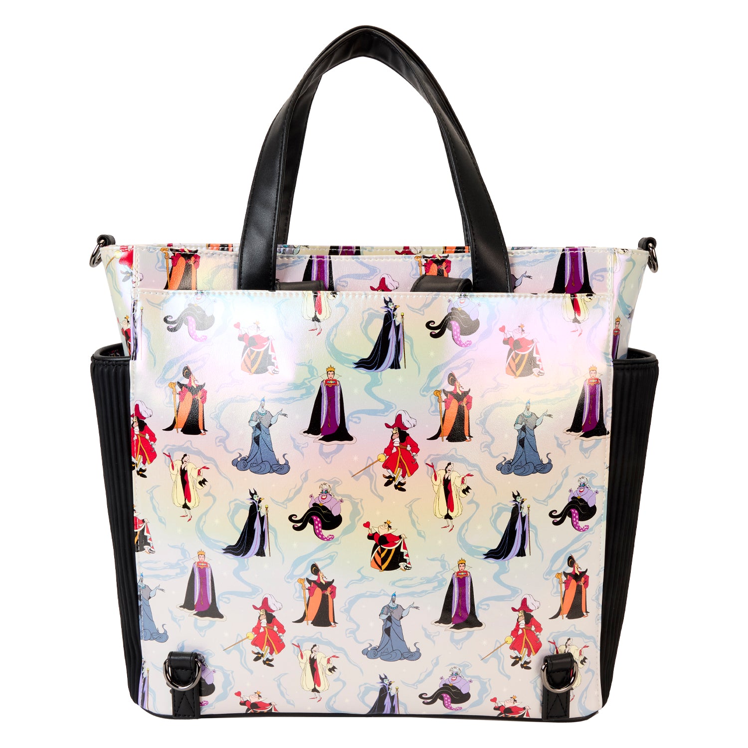 Loungefly Disney Villains Iridescent Convertible Backpack Tote Bag | Blue Culture Tees