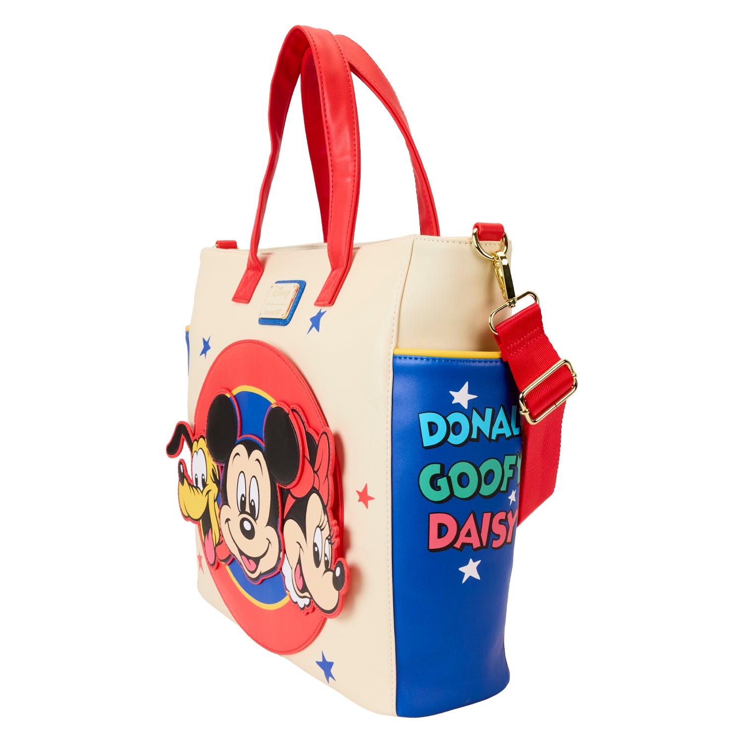 Loungefly Disney Classic Mickey and Friends Convertible Backpack Tote Bag | Blue Culture Tees