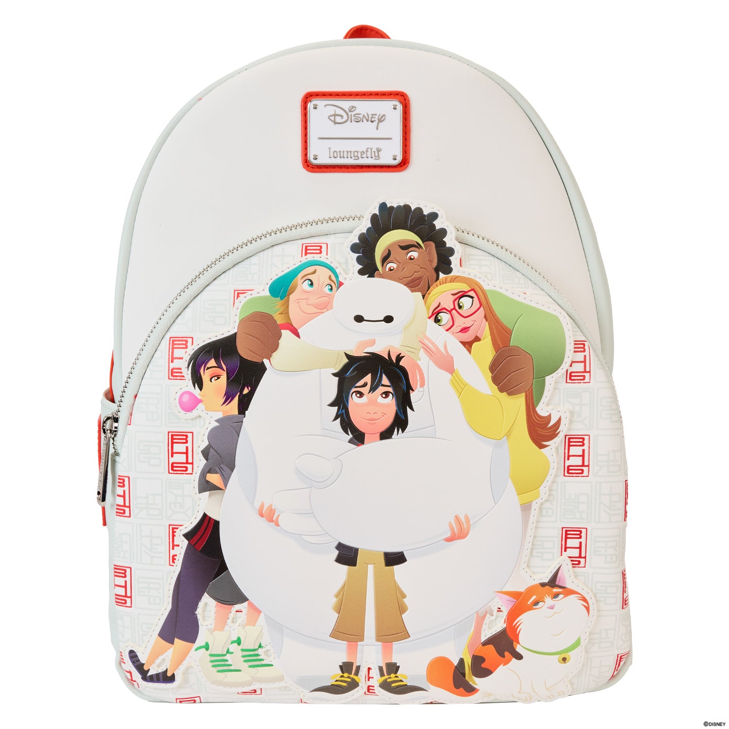 Loungefly Disney Big Hero 6 10th Anniversary Baymax Gang Mini Backpack | Blue Culture Tees