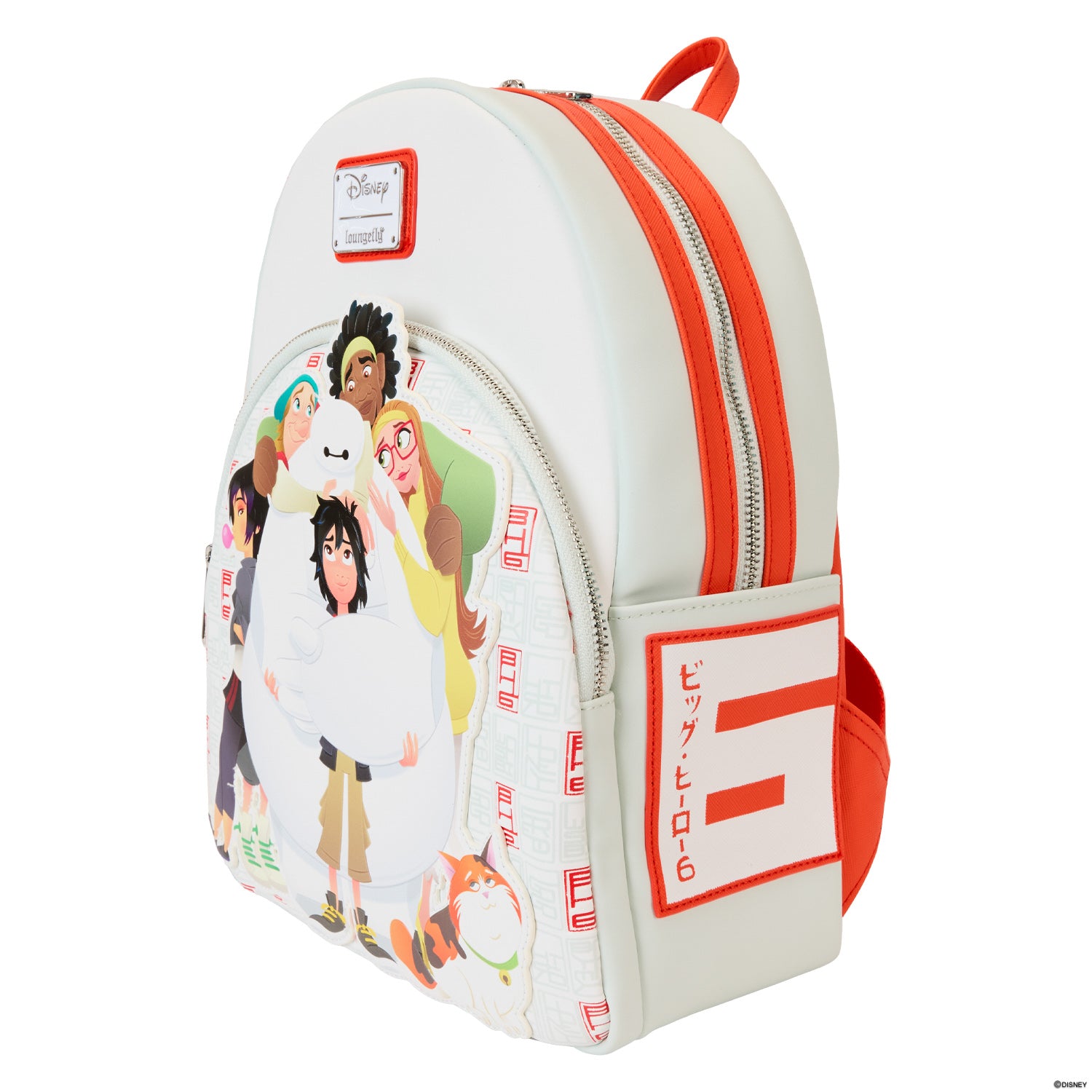 Loungefly Disney Big Hero 6 10th Anniversary Baymax Gang Mini Backpack | Blue Culture Tees