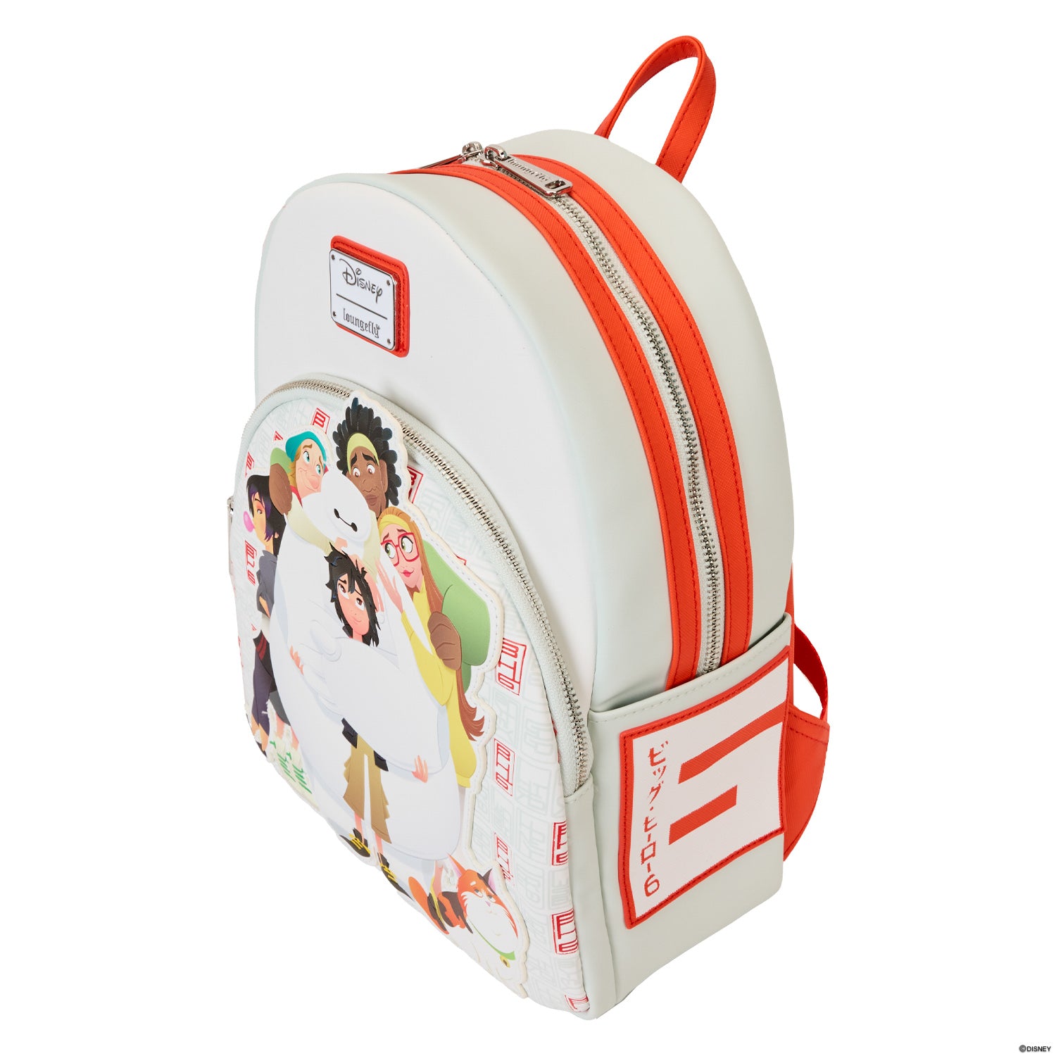 Loungefly Disney Big Hero 6 10th Anniversary Baymax Gang Mini Backpack | Blue Culture Tees