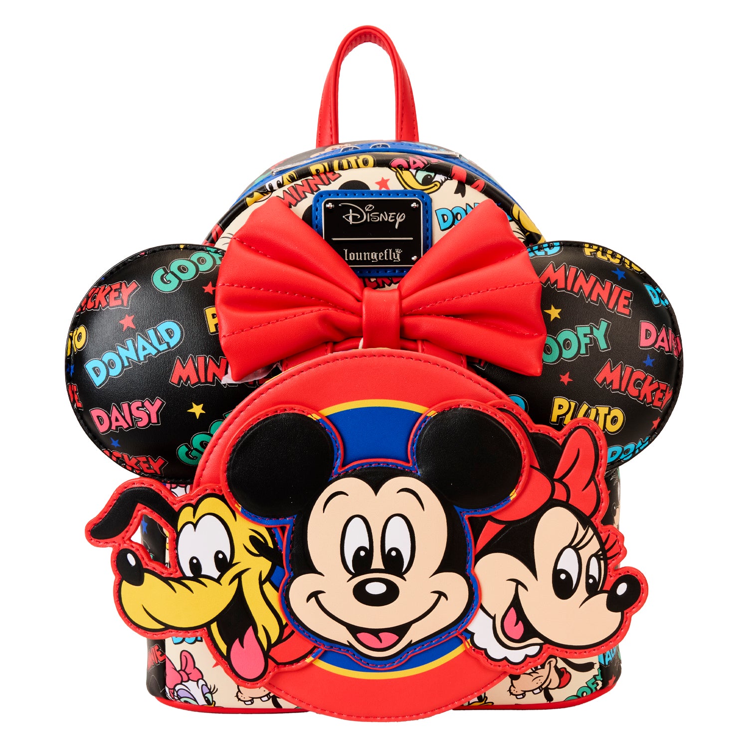 Loungefly Disney Mickey and Friends Classic Ear Holder Mini Backpack Combo | Blue Culture Tees