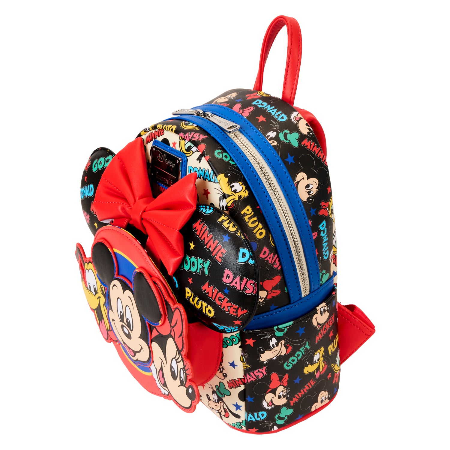 Loungefly Disney Mickey and Friends Classic Ear Holder Mini Backpack Combo | Blue Culture Tees