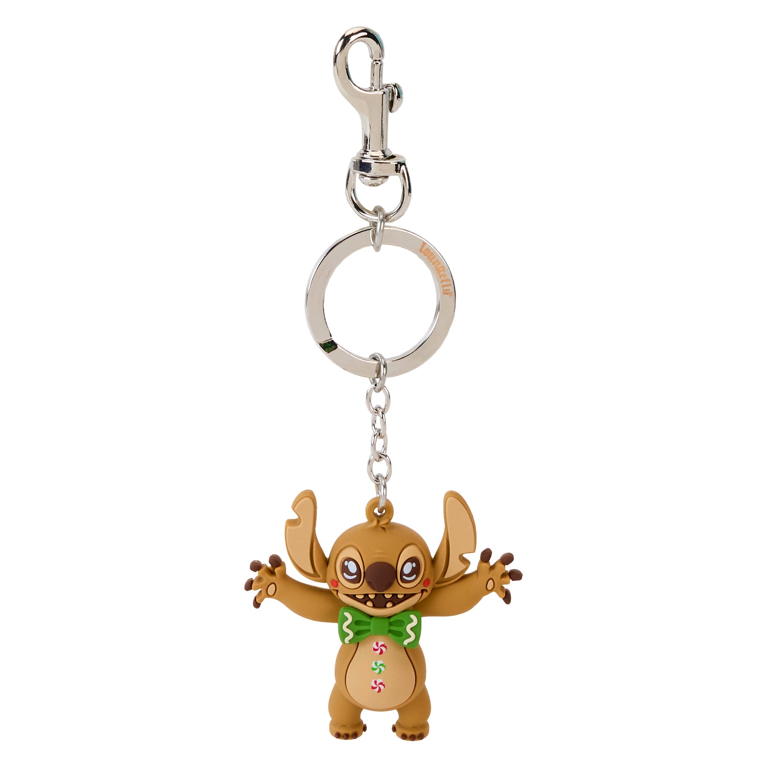 Loungefly Disney Lilo and Stitch Gingerbread Stitch 3D Molded Keychain | Blue Culture Tees