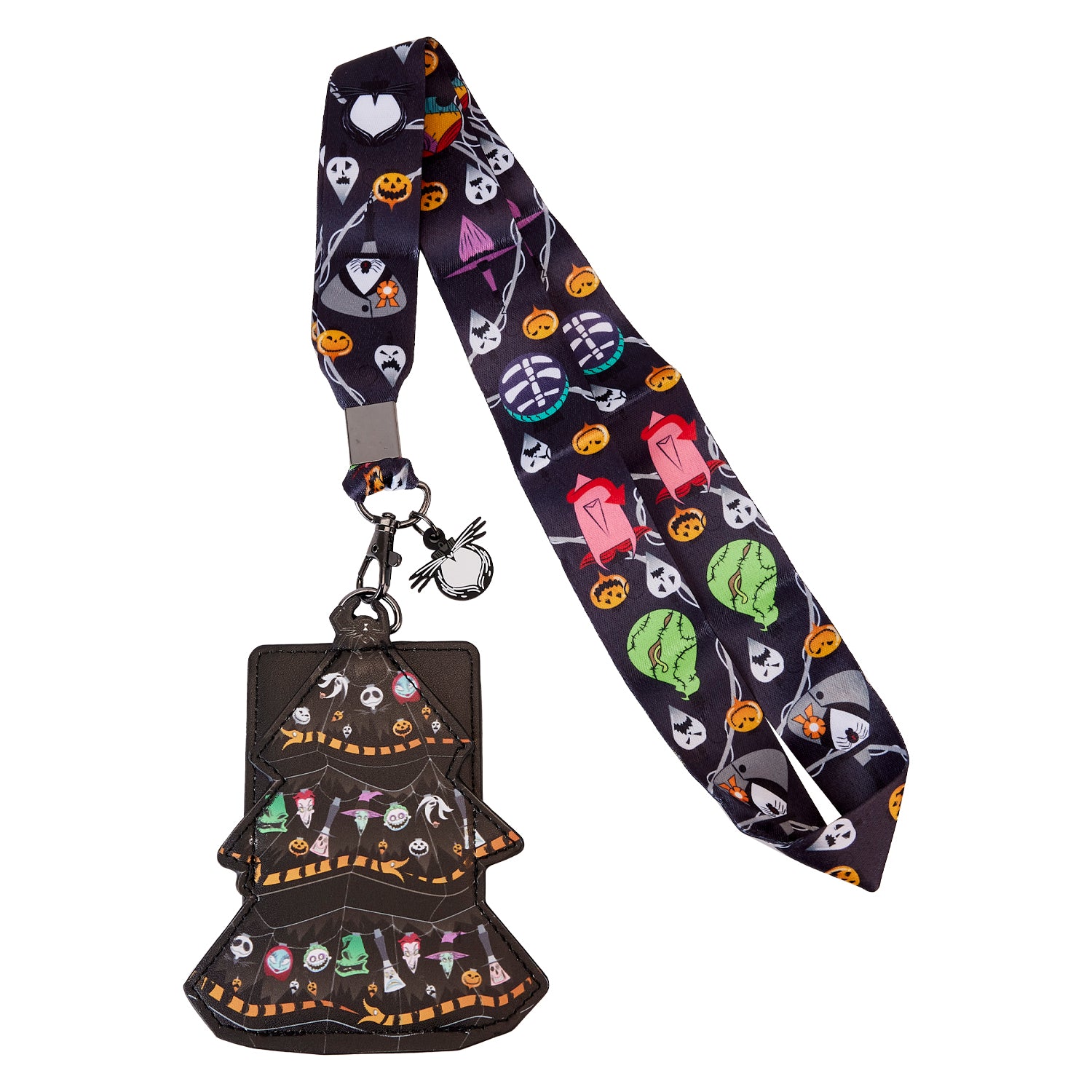 Loungefly Disney Nightmare Before Christmas Christmas Tree Lanyard with Cardholder