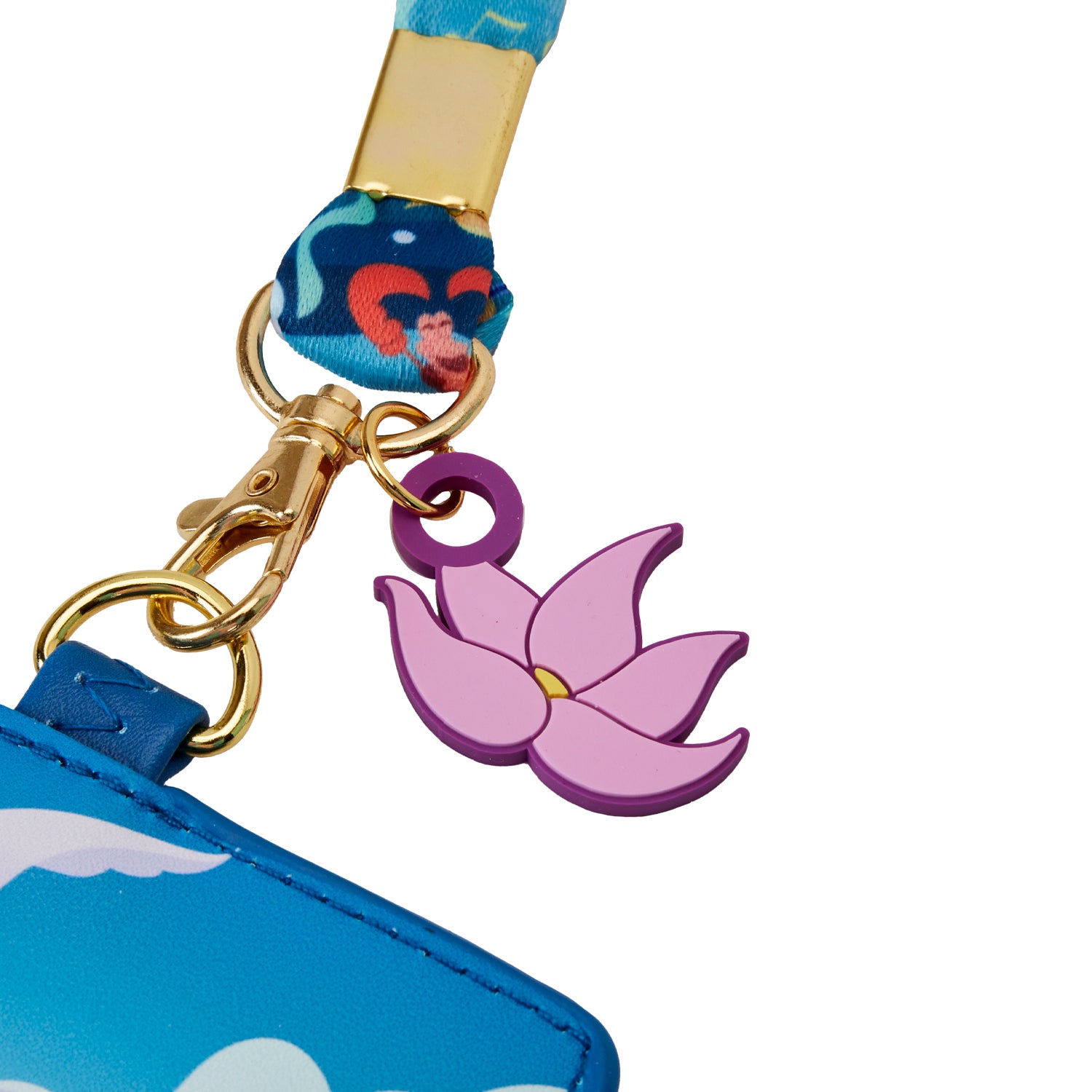 Loungefly Disney The Little Mermaid 35th Anniversary Life is the Bubbles  Lanyard with Cardholder