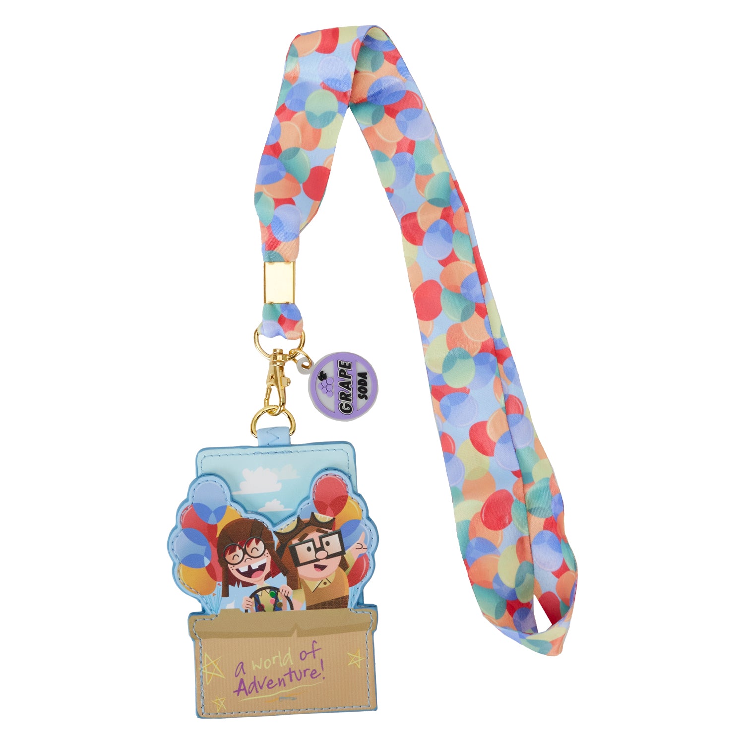 Loungefly Pixar Up 15th Anniversary Lanyard with Cardholder