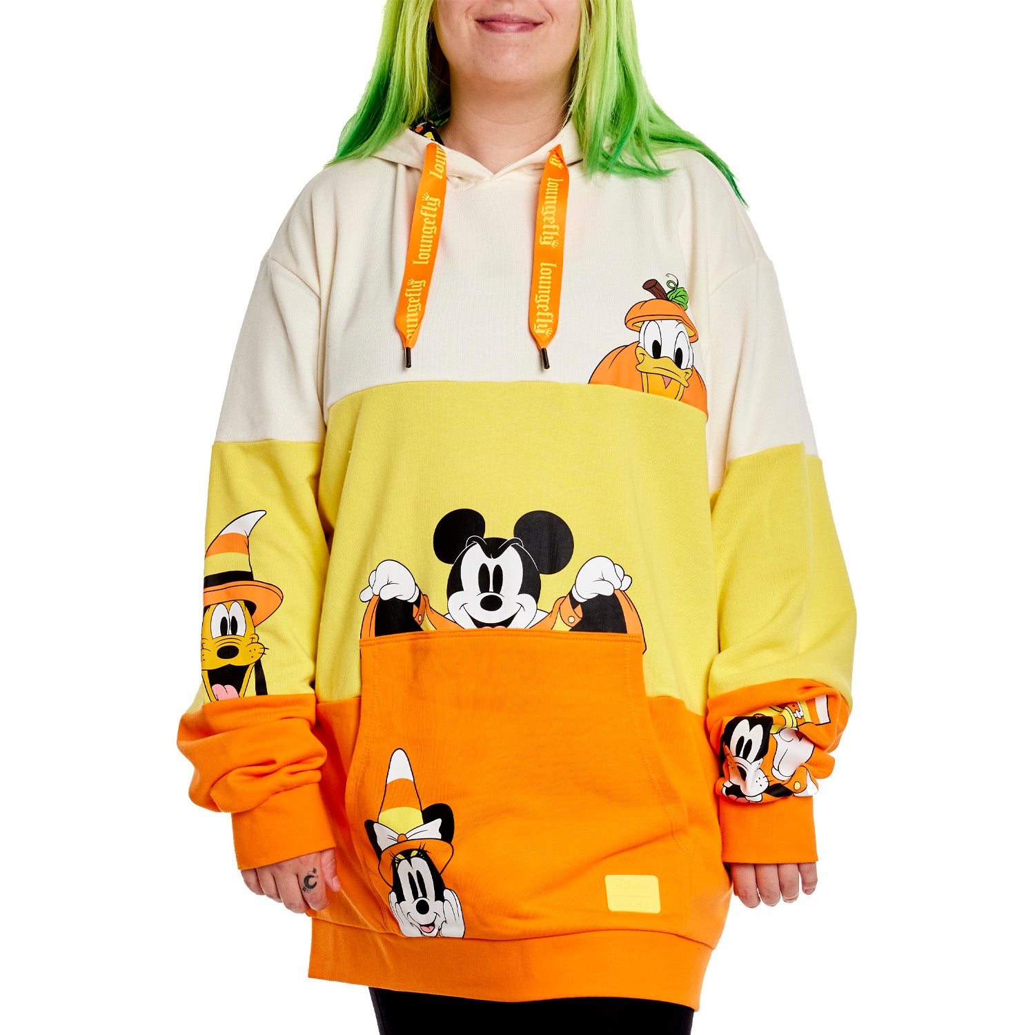 Loungefly Disney Mickey And Friends Candy Corn Unisex Hoodie