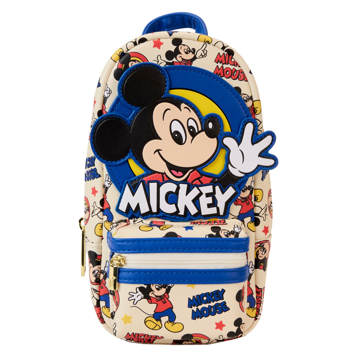 Loungefly Disney Classic Mickey Mouse Mini Backpack Pencil Case | Blue Culture Tees