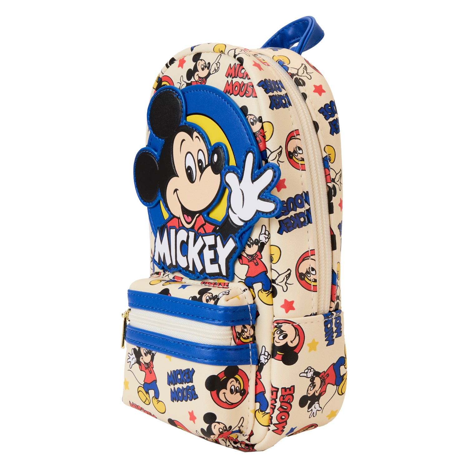 Loungefly Disney Classic Mickey Mouse Mini Backpack Pencil Case | Blue Culture Tees