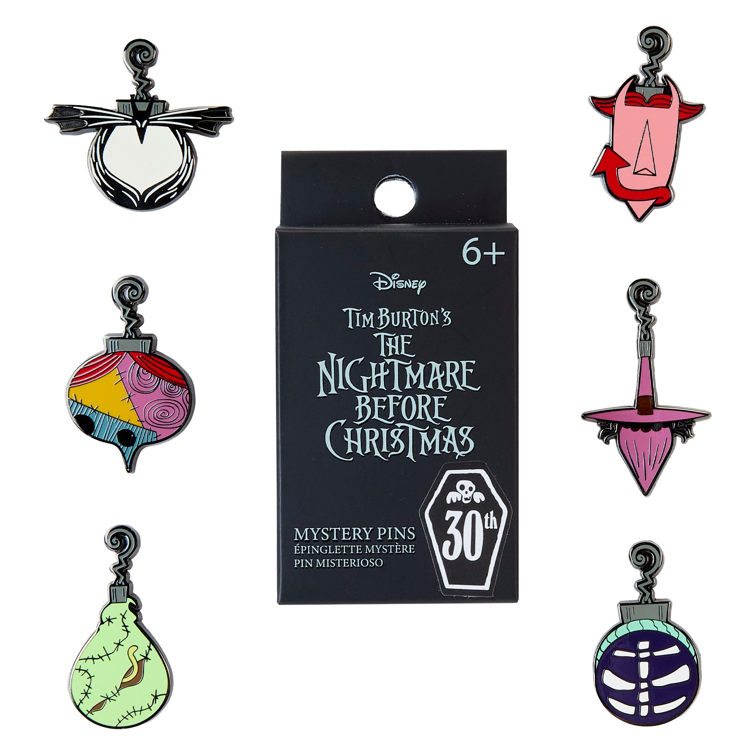 Loungefly Disney Nightmare Before Christmas Ornaments Blind Box Pins