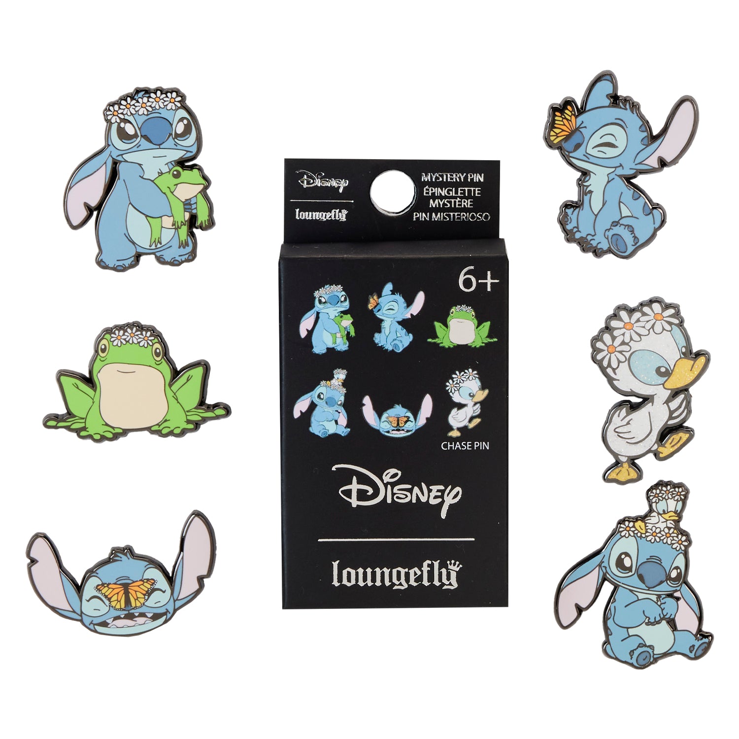 Loungefly Disney Lilo and Stitch Springtime Stitch Blind Box Pins