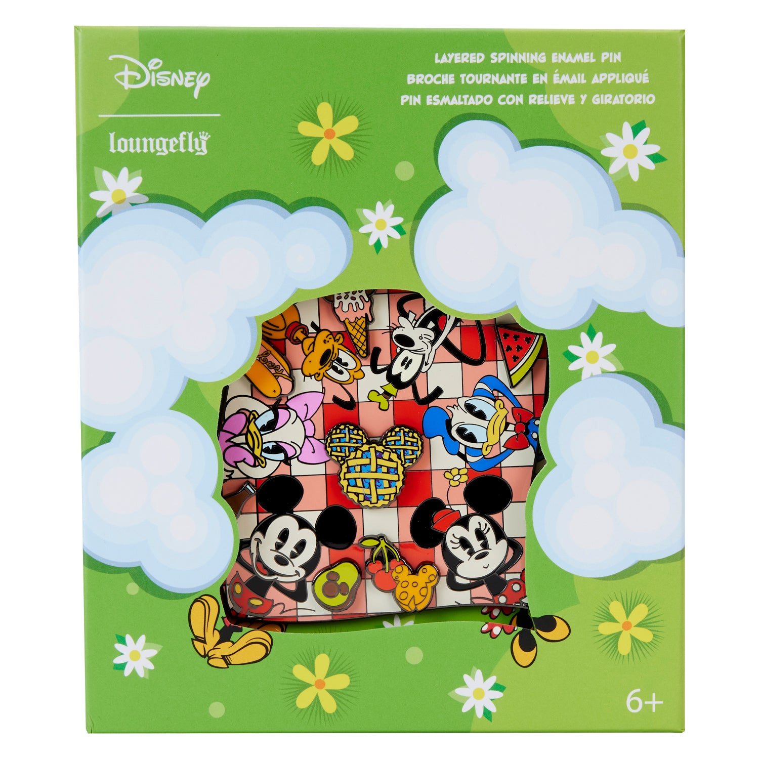 Loungefly Disney Mickey and Friends Picnic 3" LE Collector Box Pin