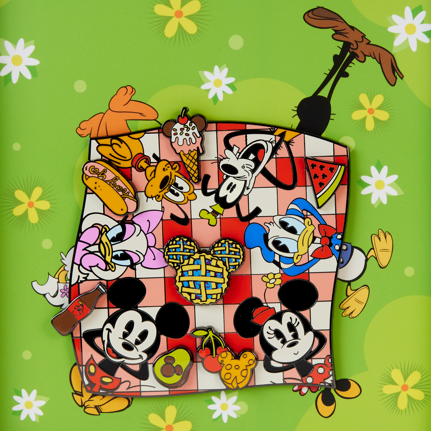 Loungefly Disney Mickey and Friends Picnic 3" LE Collector Box Pin