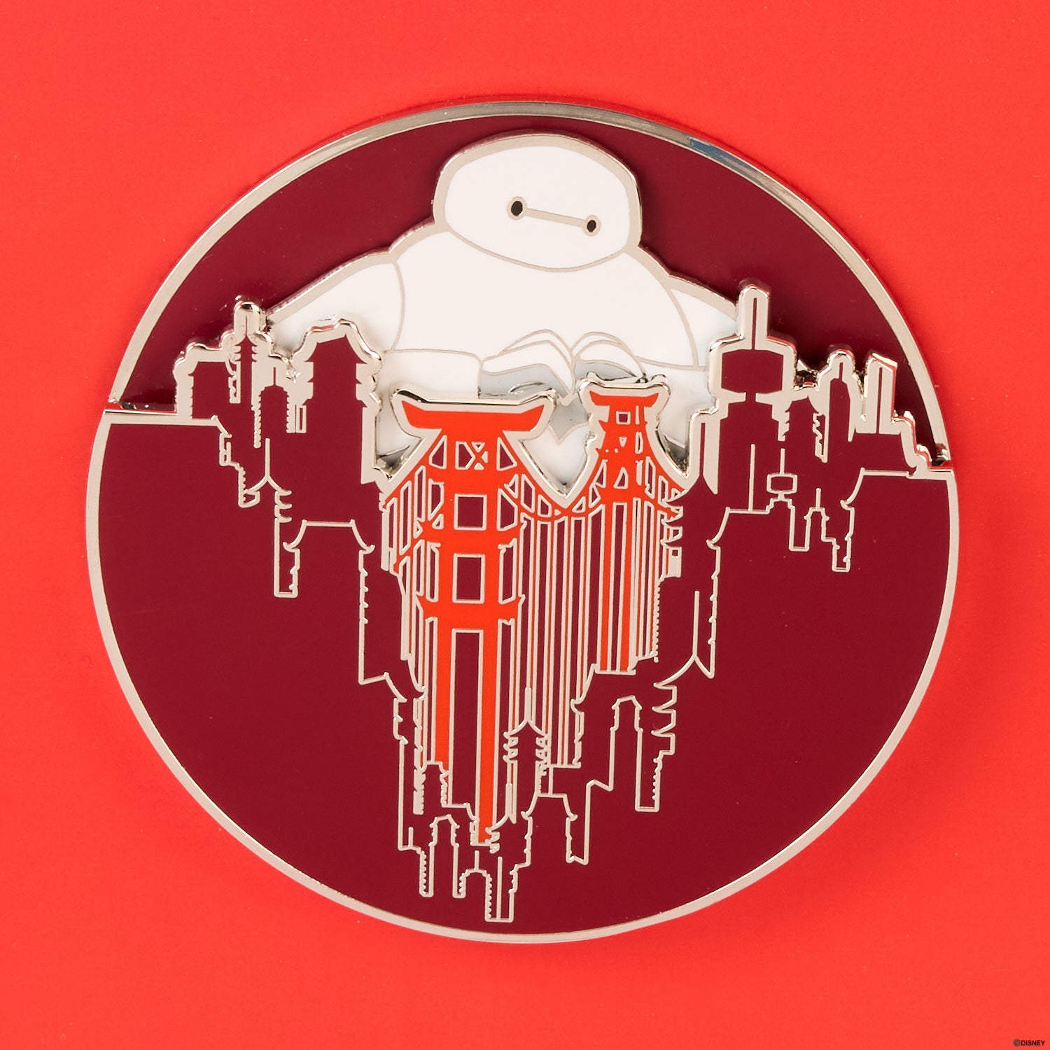 Loungefly Disney Big Hero 6 San Fransokyo 10th Anniversary 3" LE Collector Box Pin | Blue Culture Tees