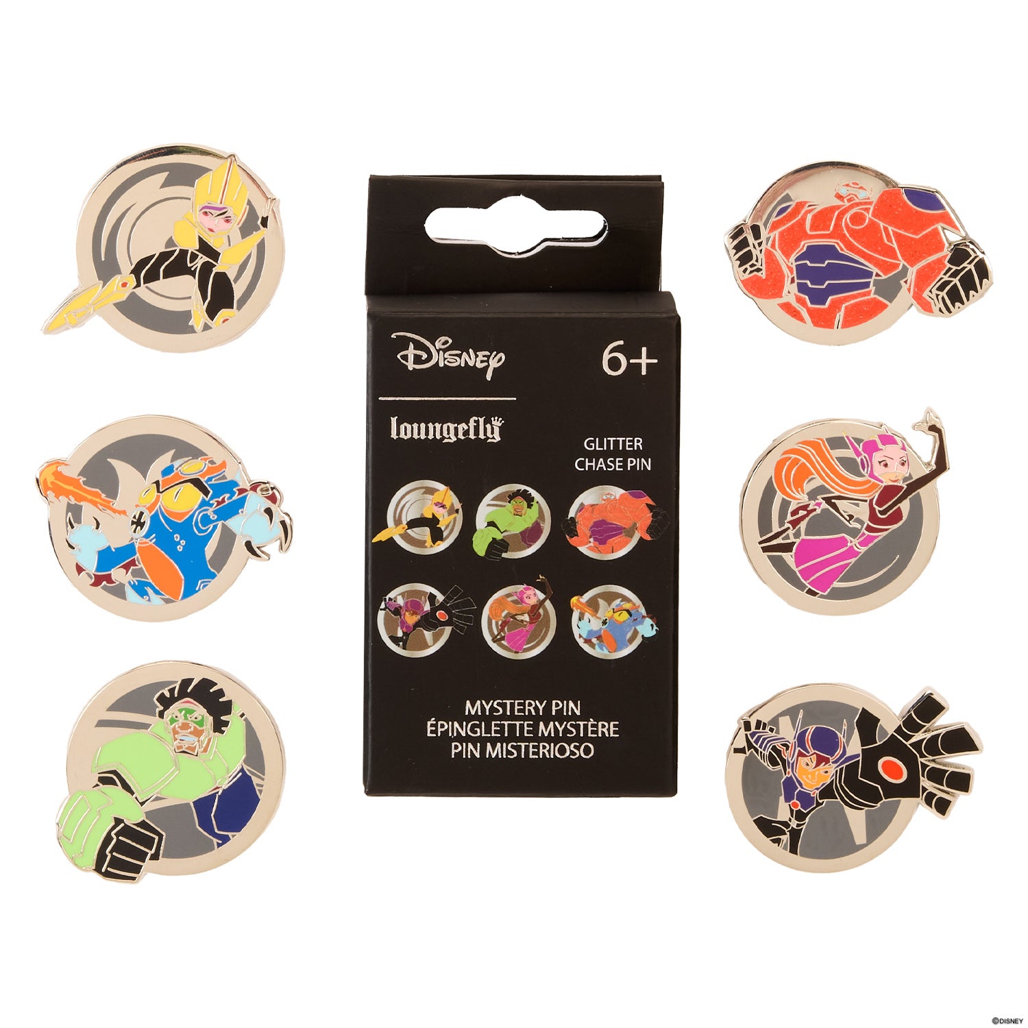 Loungefly Disney Big Hero 6 10th Anniversary Mystery Box Pin | Blue Culture Tees