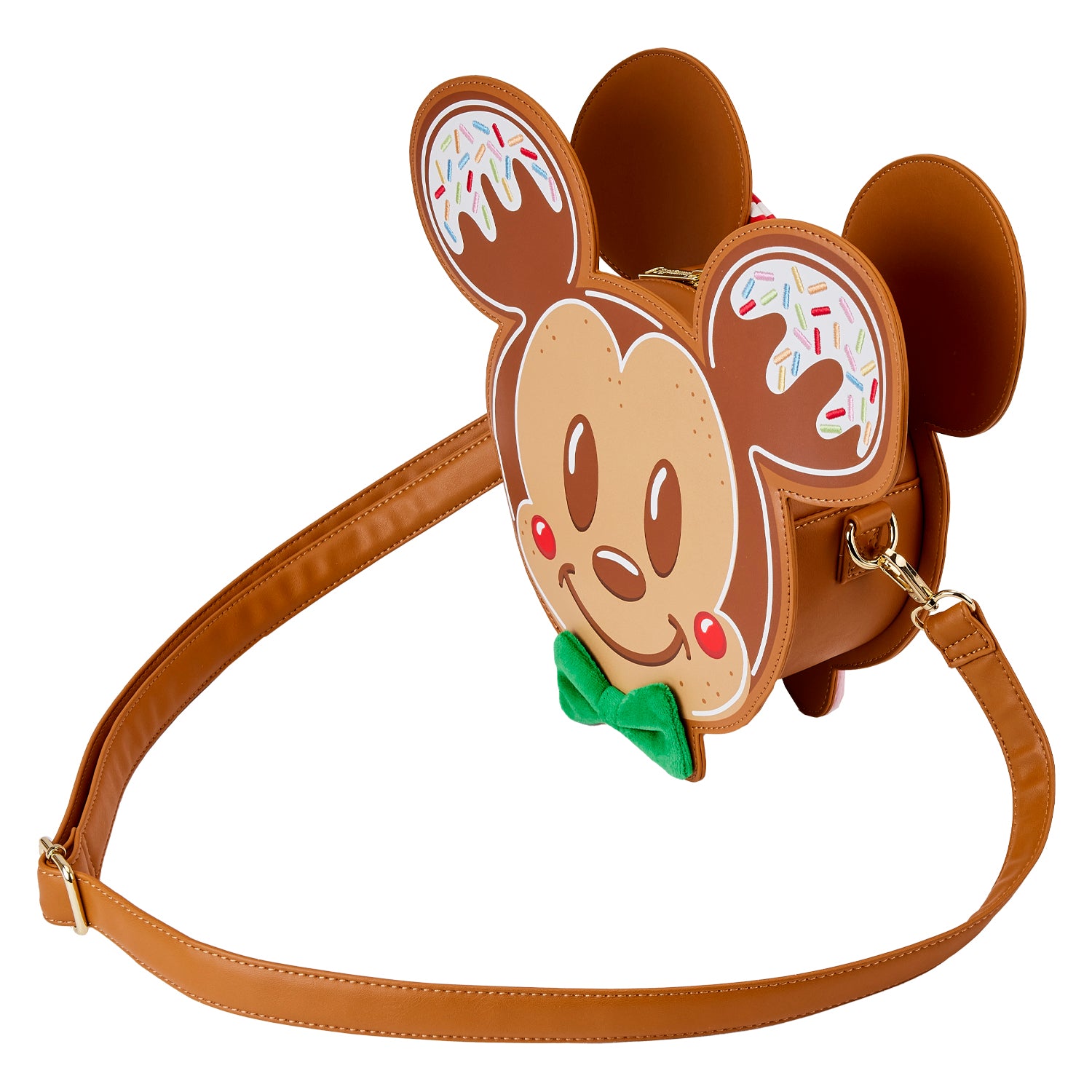 Loungefly Disney Mickey & Minnie Gingerbread Cookie Figural Crossbody - *PREORDER*